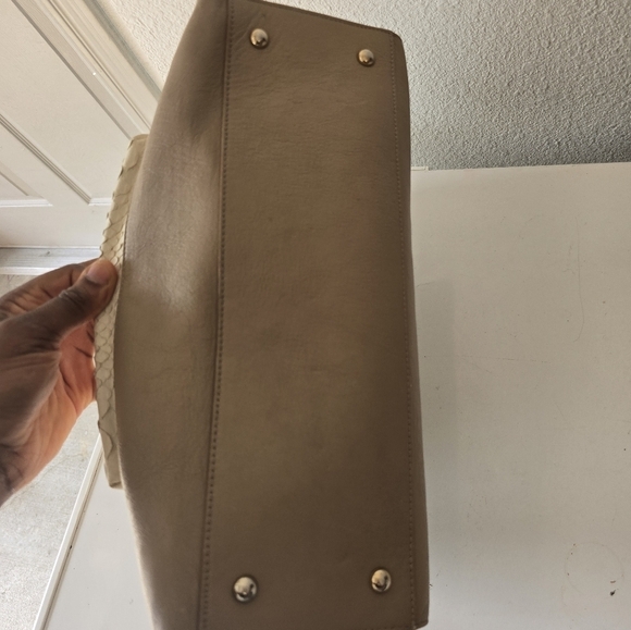 FURLA Genuine Python Embossed One Shoulder Bag Pony Style Authentic Luxury - Picture 10 of 15